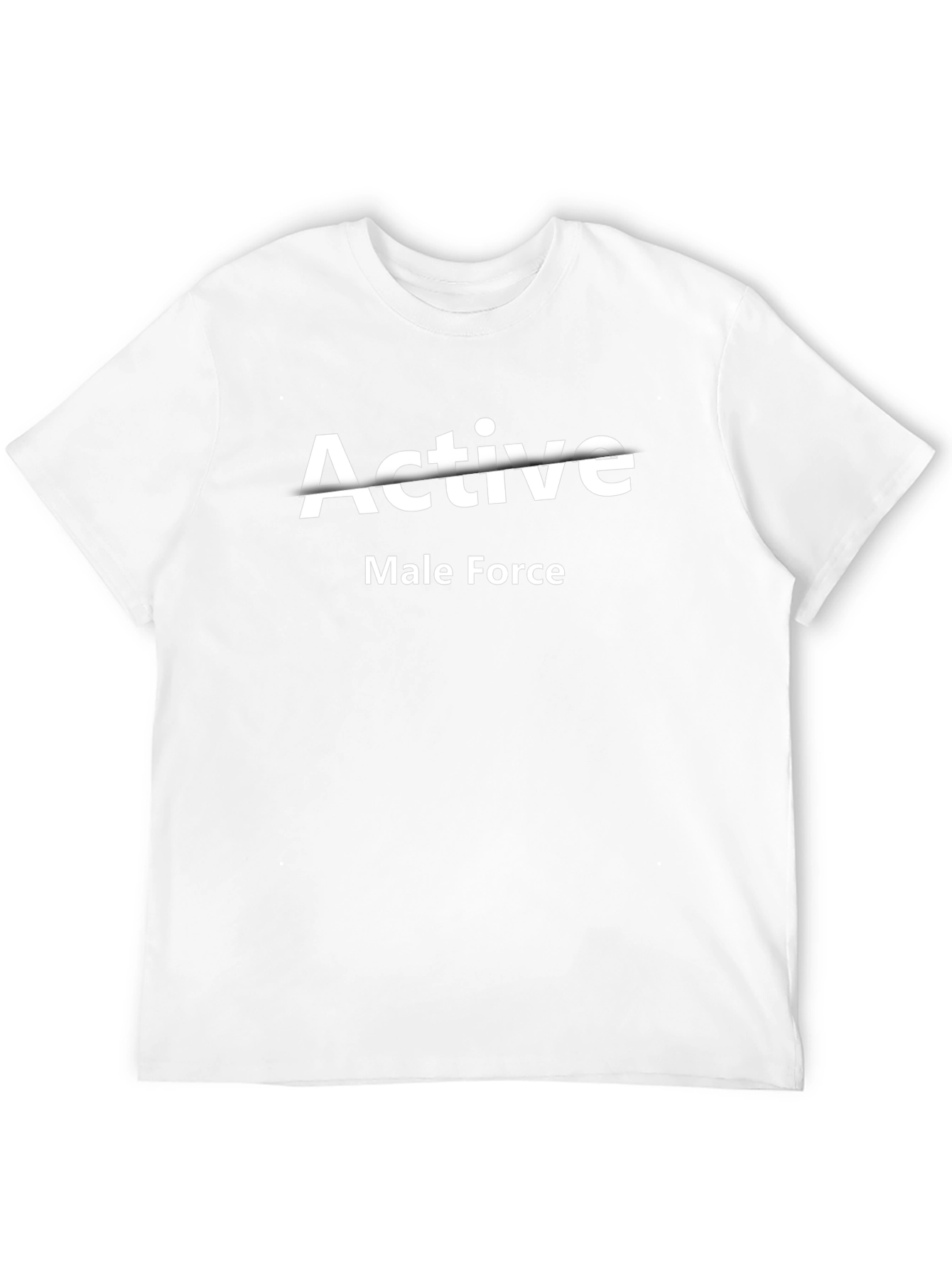Active Male Force Black T-Shirt