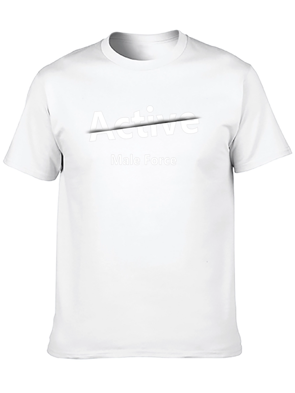 Active Male Force Black T-Shirt