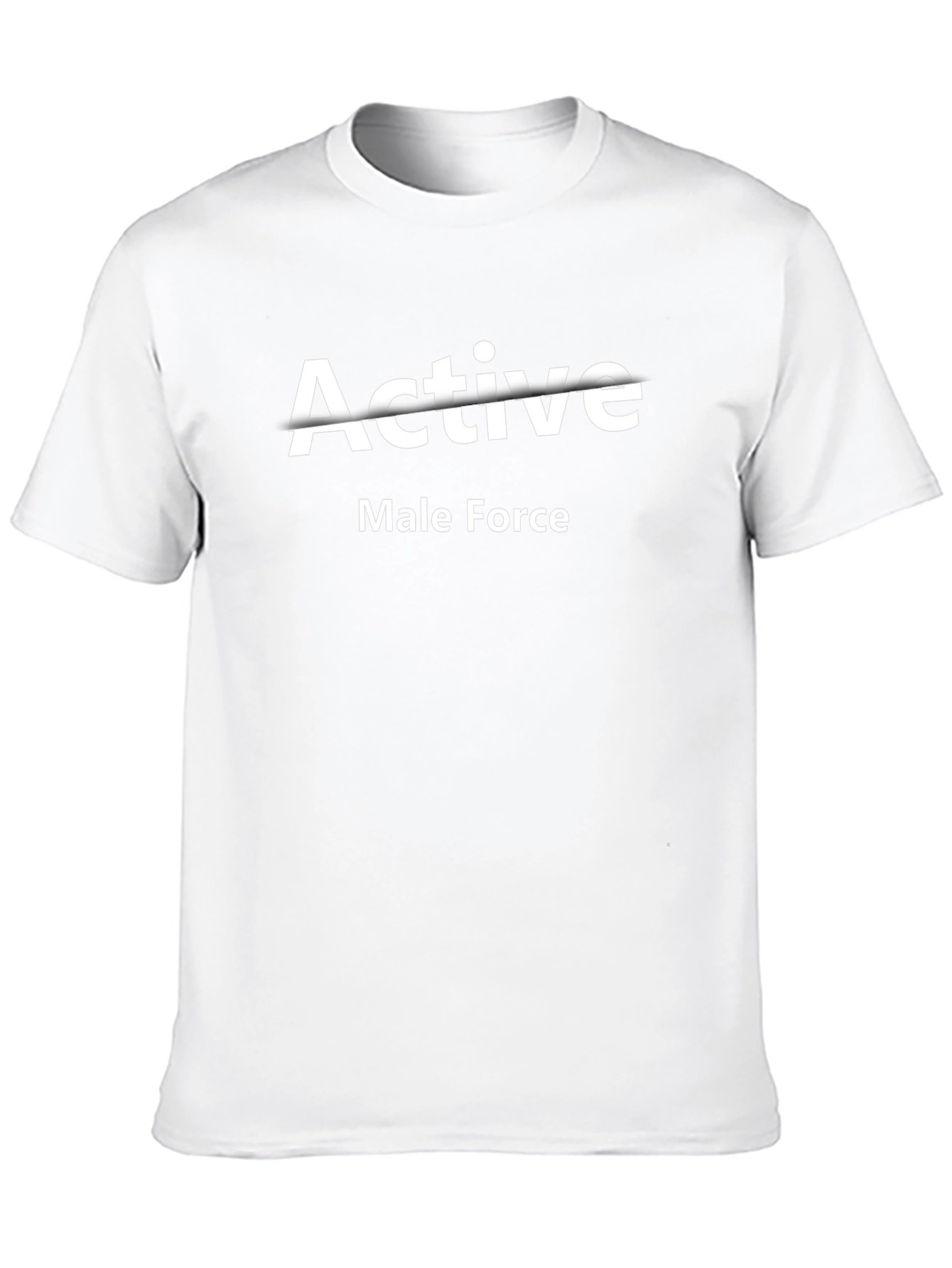 Active Male Force Black T-Shirt