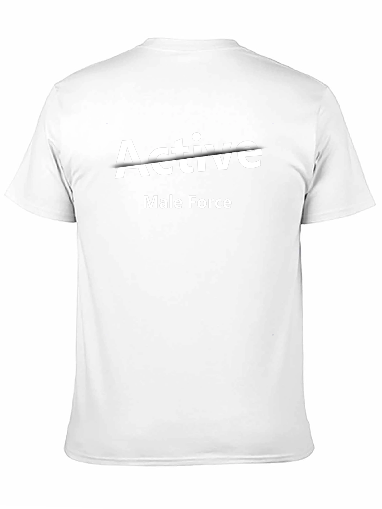 Active Male Force Black T-Shirt