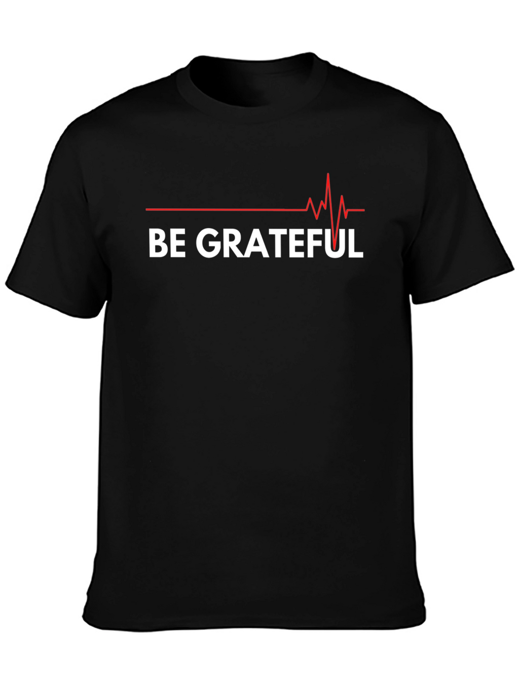 Be Grateful Graphic Tee - Black