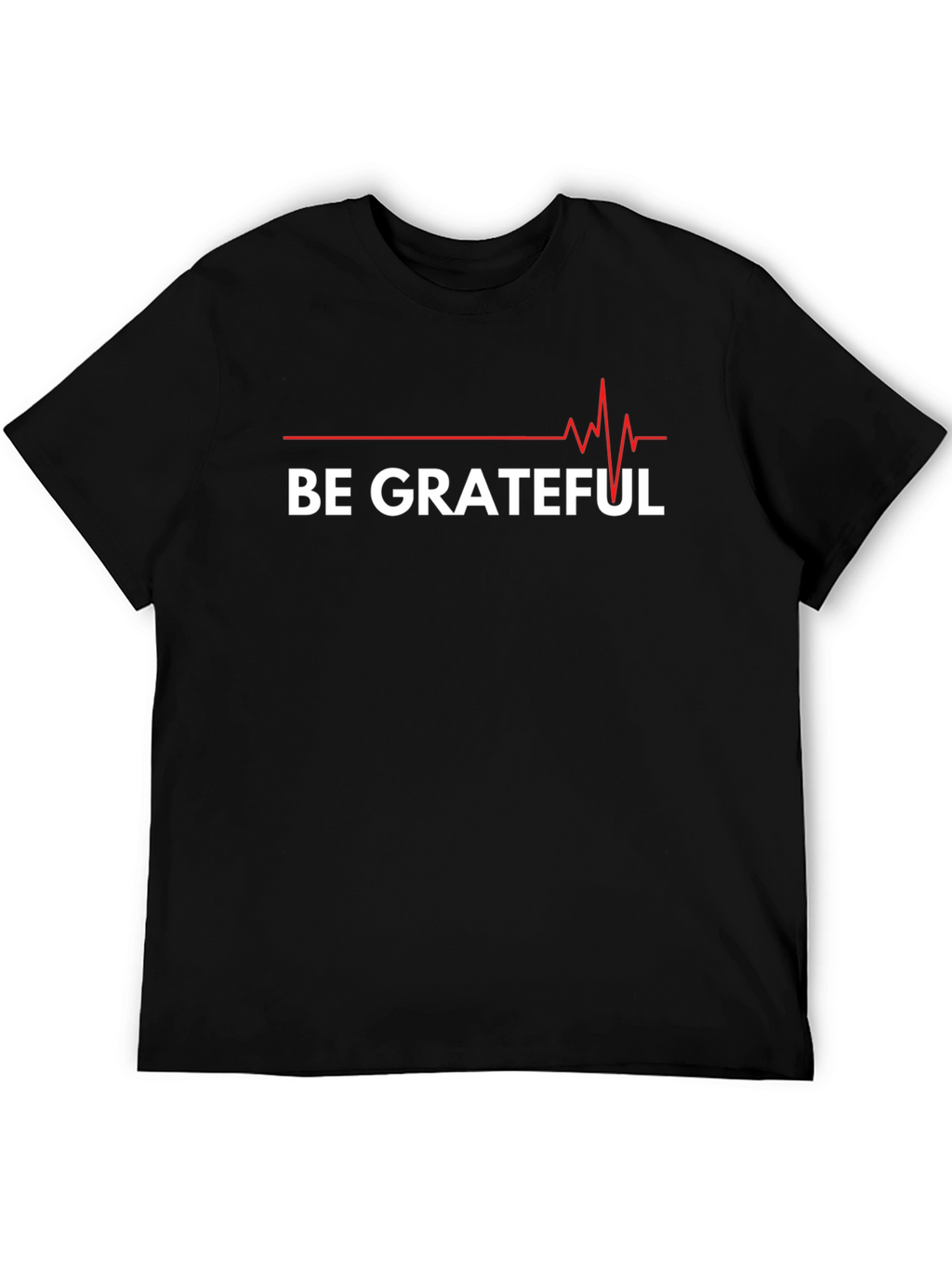 Be Grateful Graphic Tee - Black