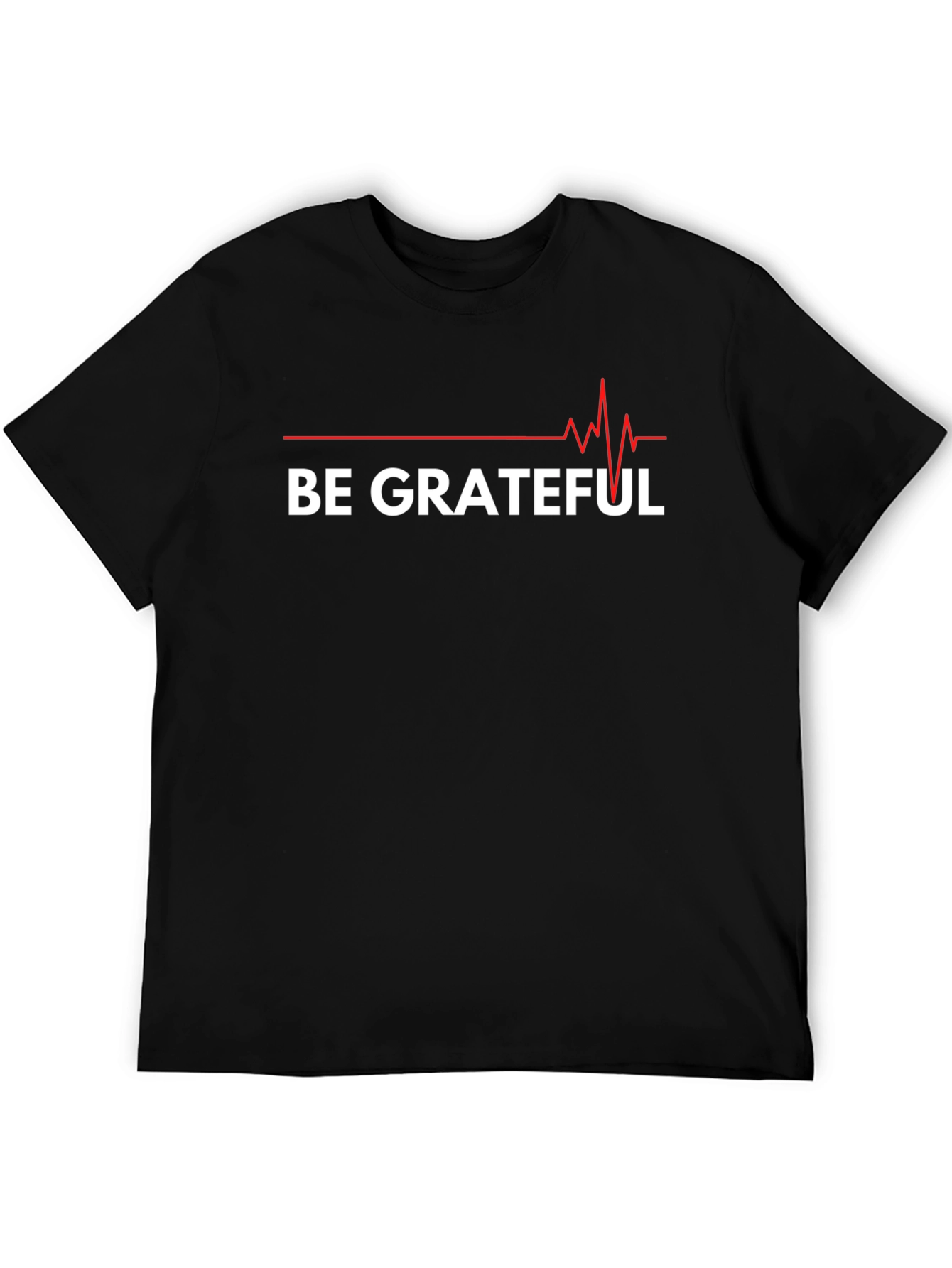 Be Grateful Graphic Tee - Black