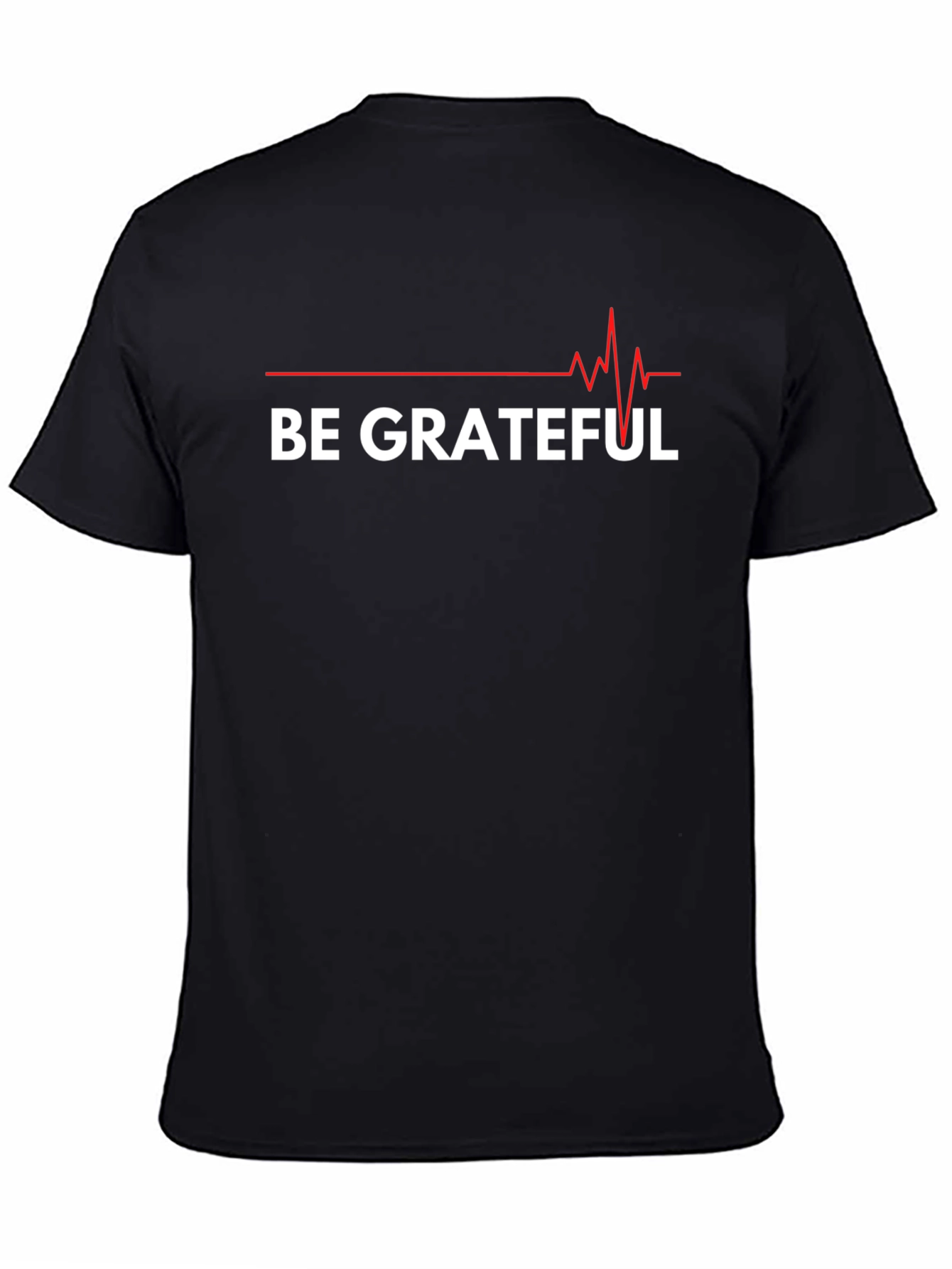Be Grateful Graphic Tee - Black
