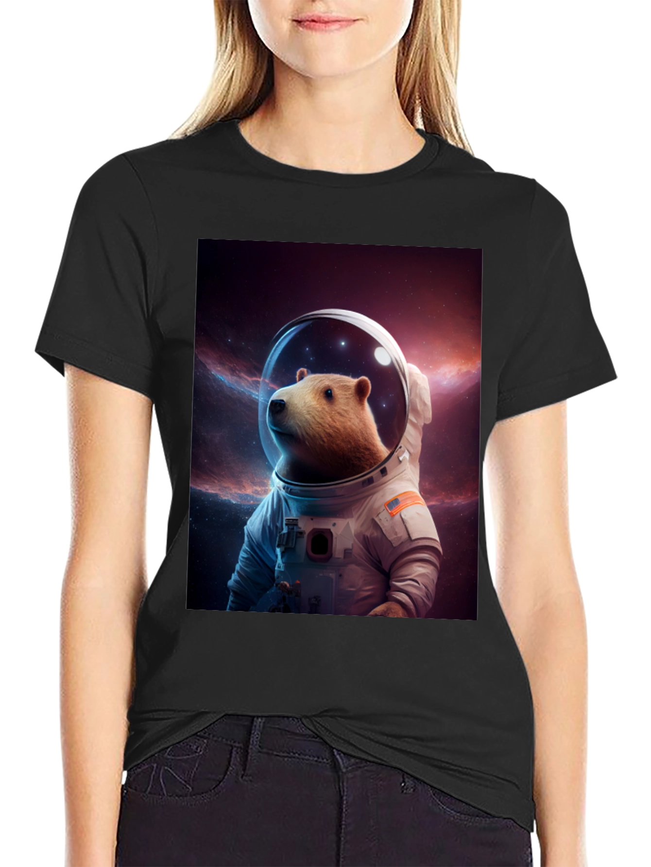 Bear Astronaut T-Shirt - Space Explorer Tee