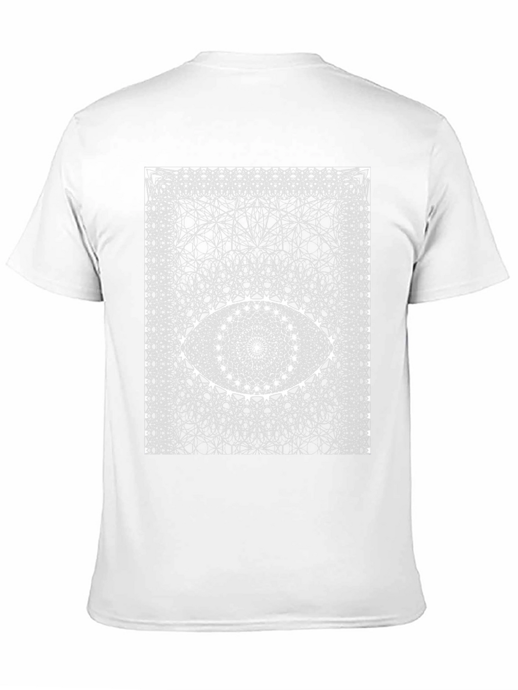 Abstract Eye Graphic Black T-Shirt