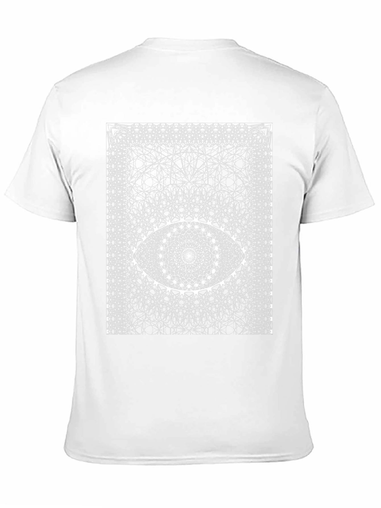 Abstract Eye Graphic Black T-Shirt