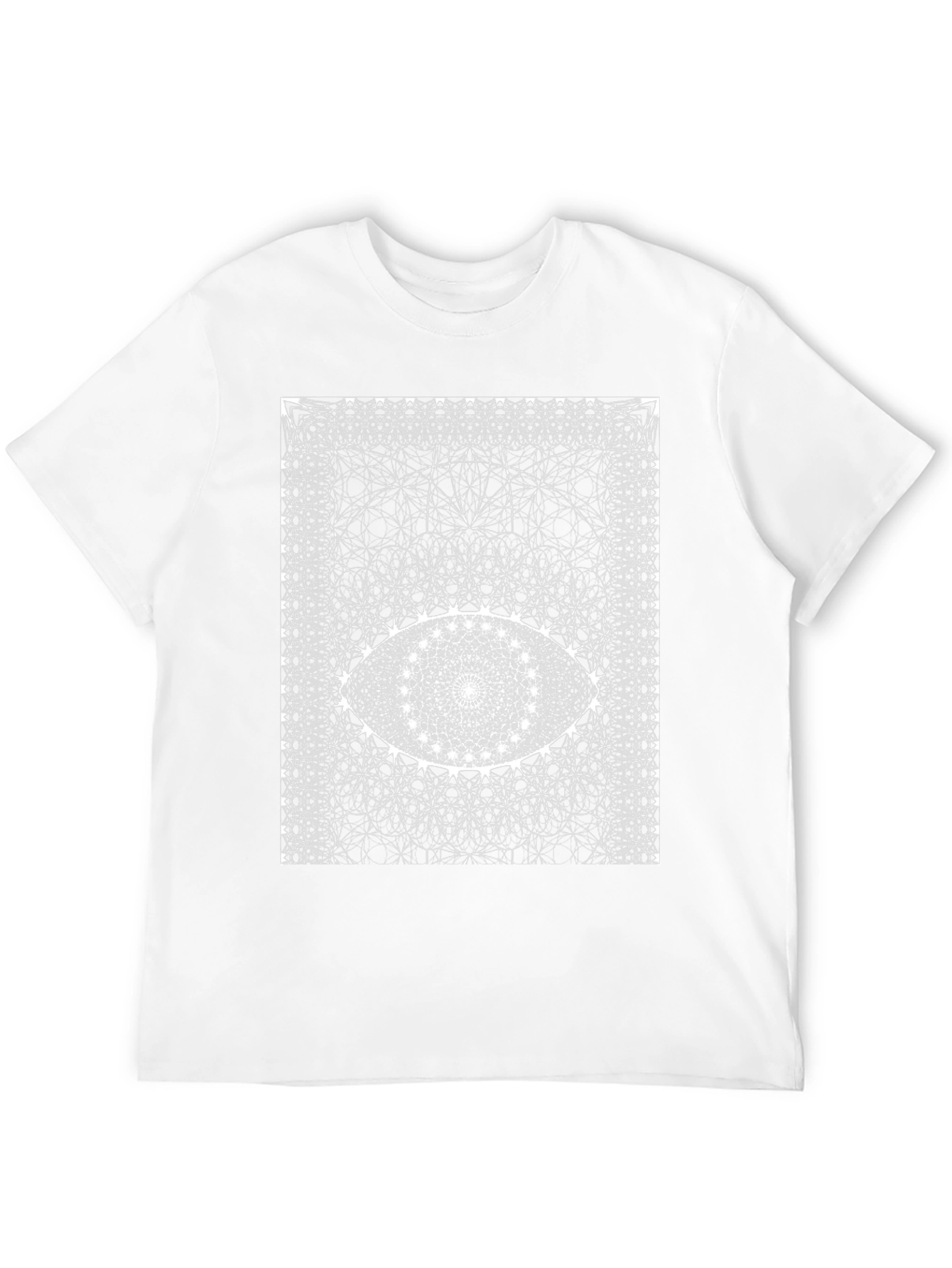Abstract Eye Graphic Black T-Shirt