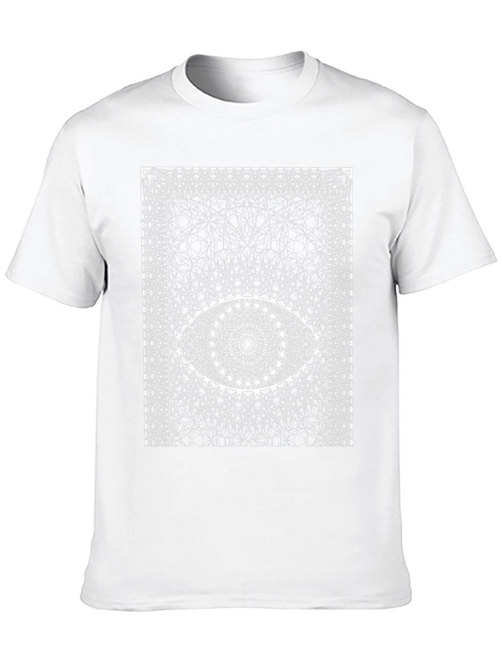 Abstract Eye Graphic Black T-Shirt