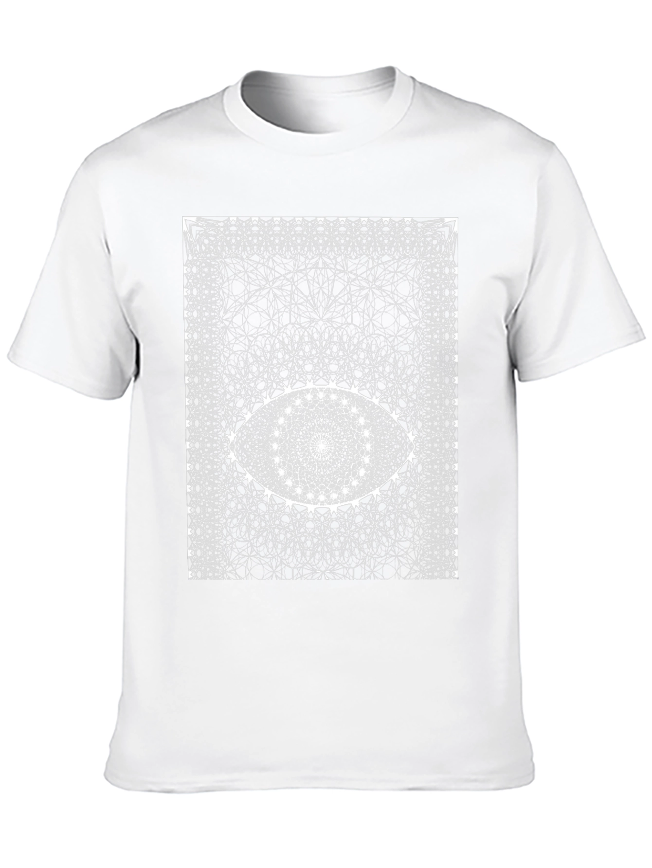 Abstract Eye Graphic Black T-Shirt