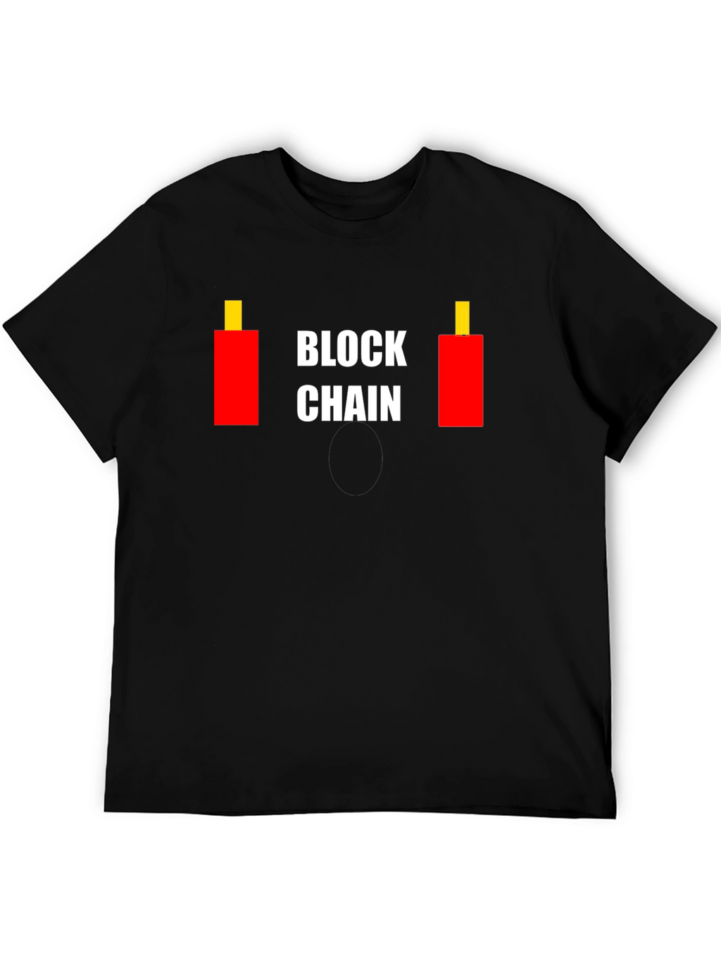 Blockchain Candlestick T-Shirt - Crypto Trading Tee