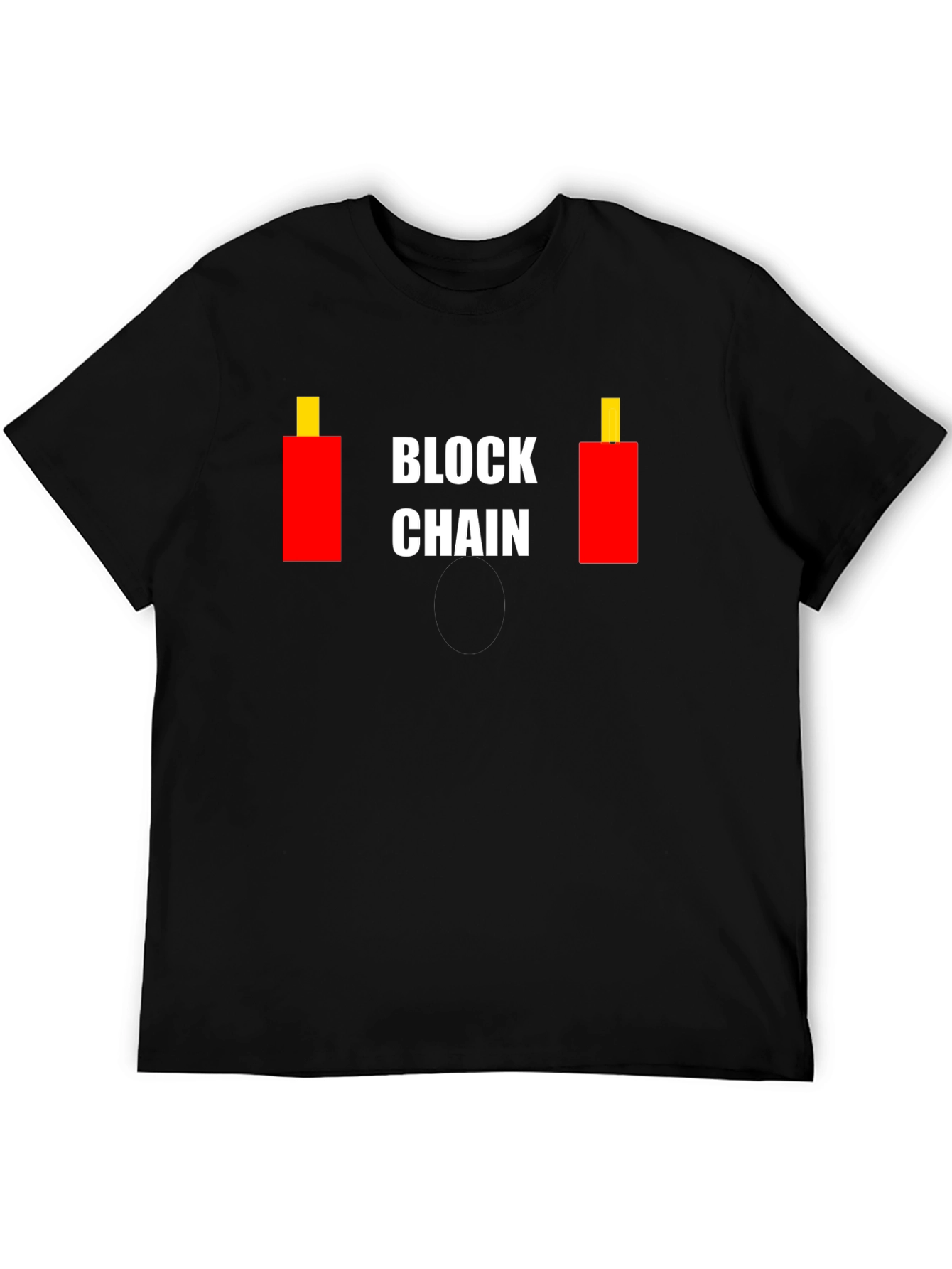 Blockchain Candlestick T-Shirt - Crypto Trading Tee