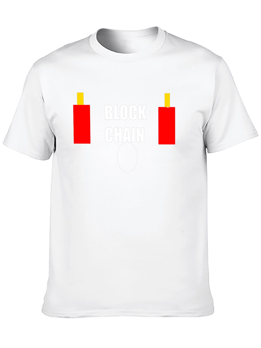 Blockchain Candlestick T-Shirt - Crypto Trading Tee