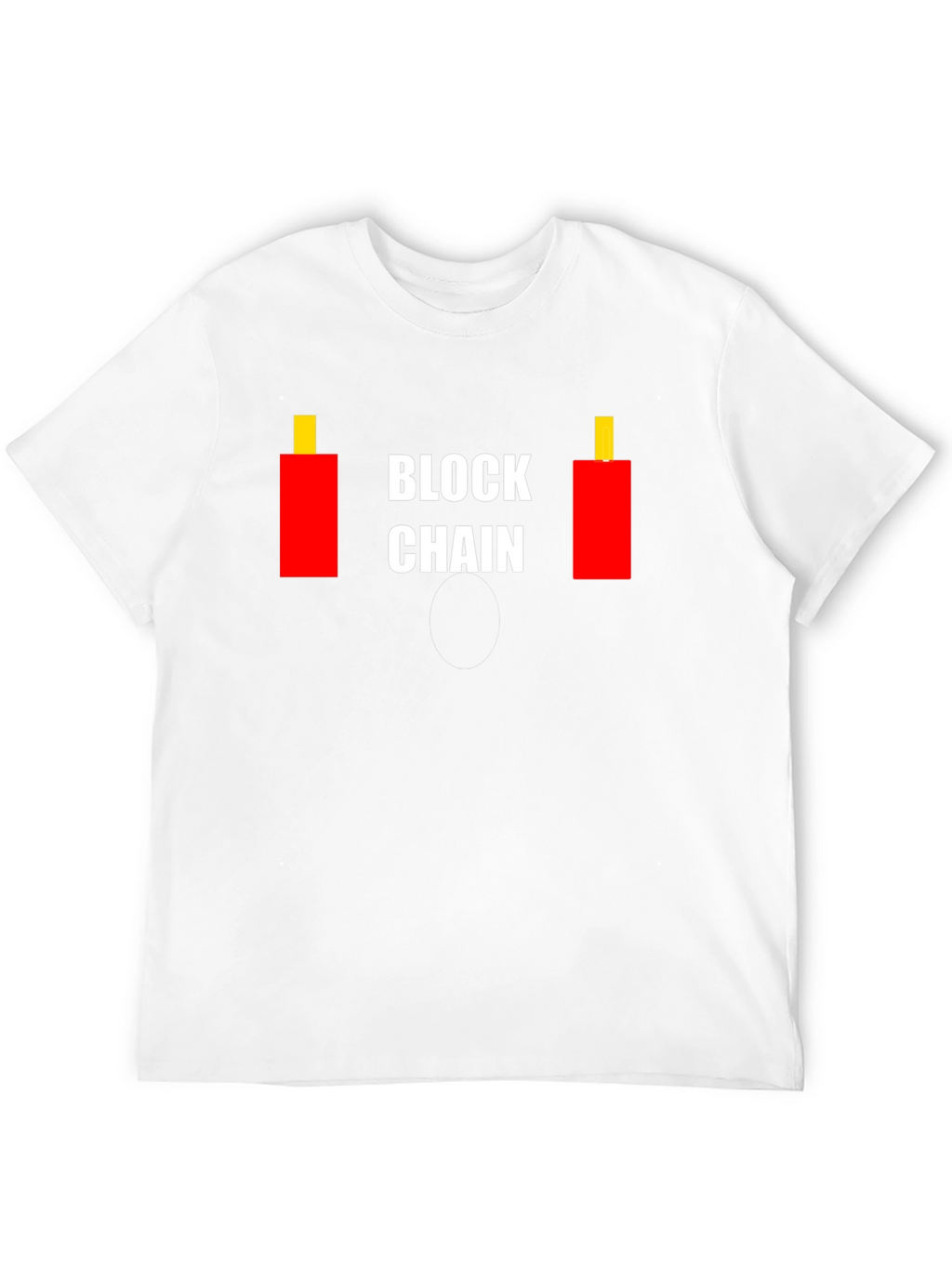 Blockchain Candlestick T-Shirt - Crypto Trading Tee