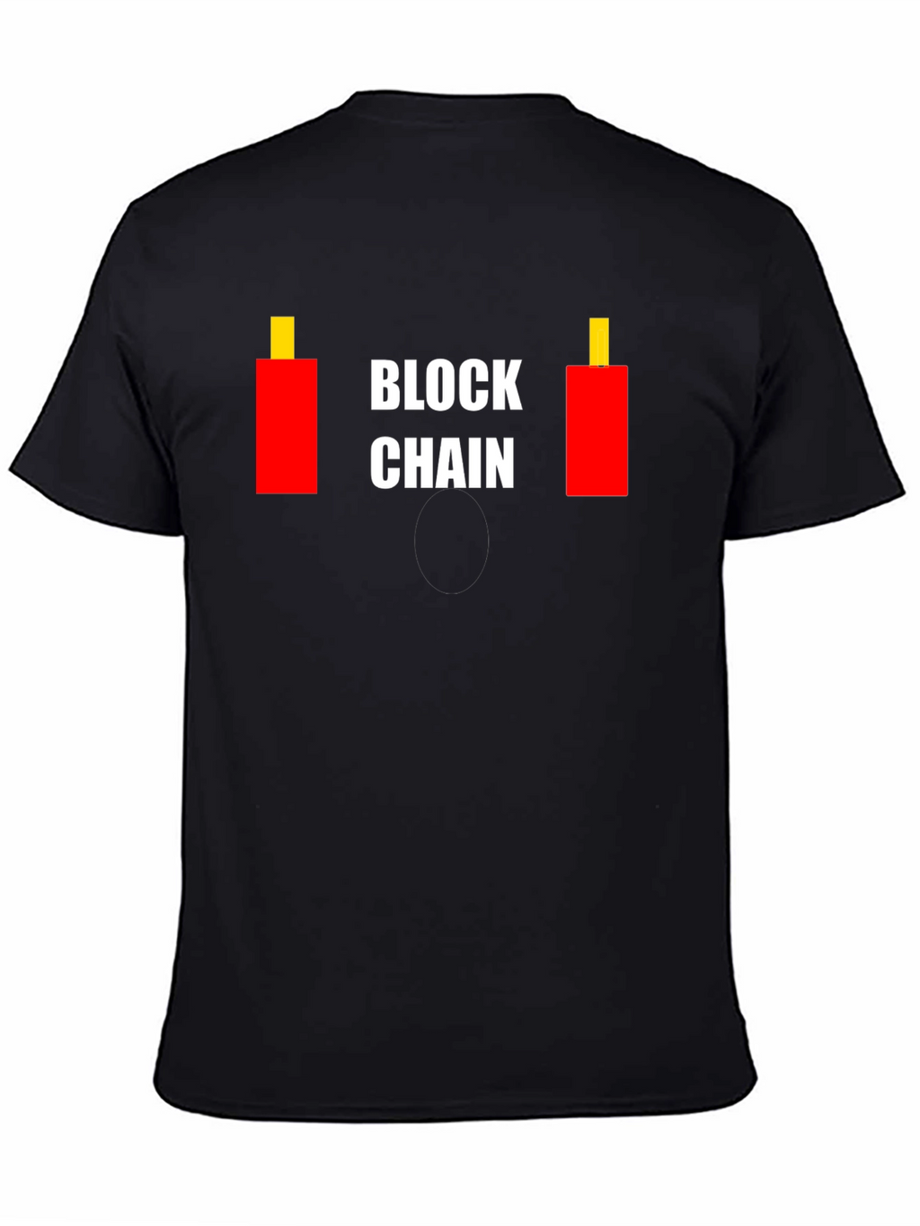 Blockchain Candlestick T-Shirt - Crypto Trading Tee