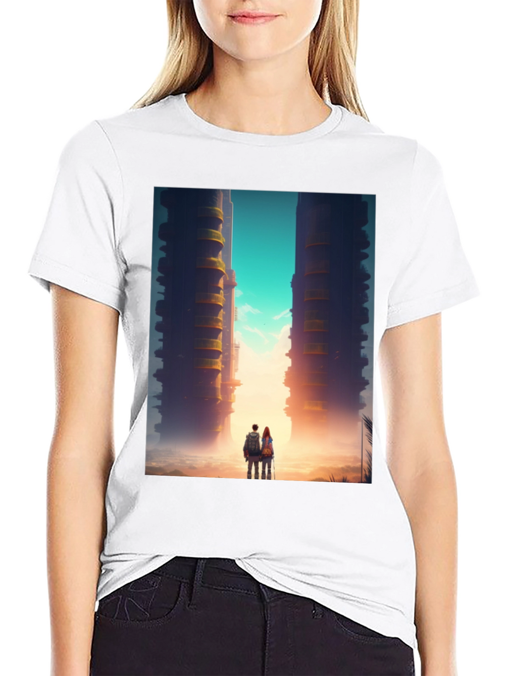 Architectural Art Black T-Shirt