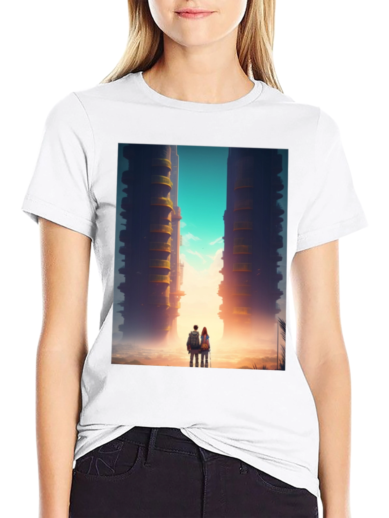Architectural Art Black T-Shirt