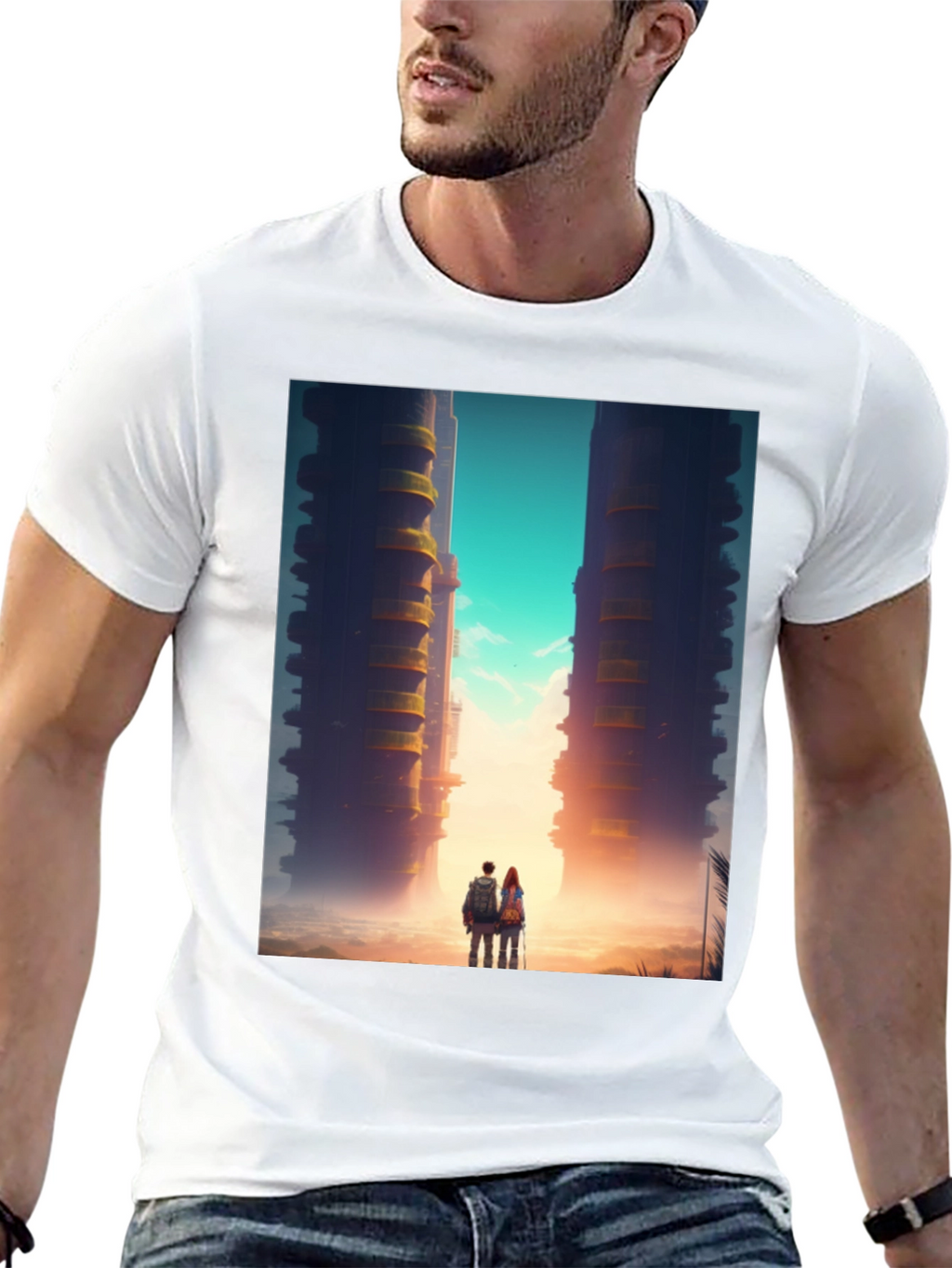 Architectural Art Black T-Shirt