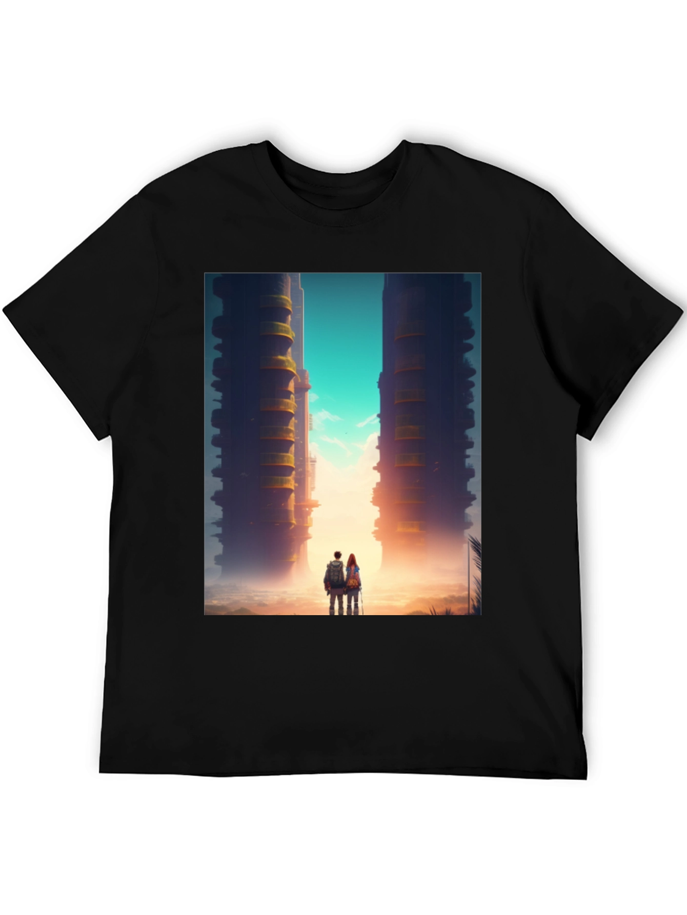 Architectural Art Black T-Shirt