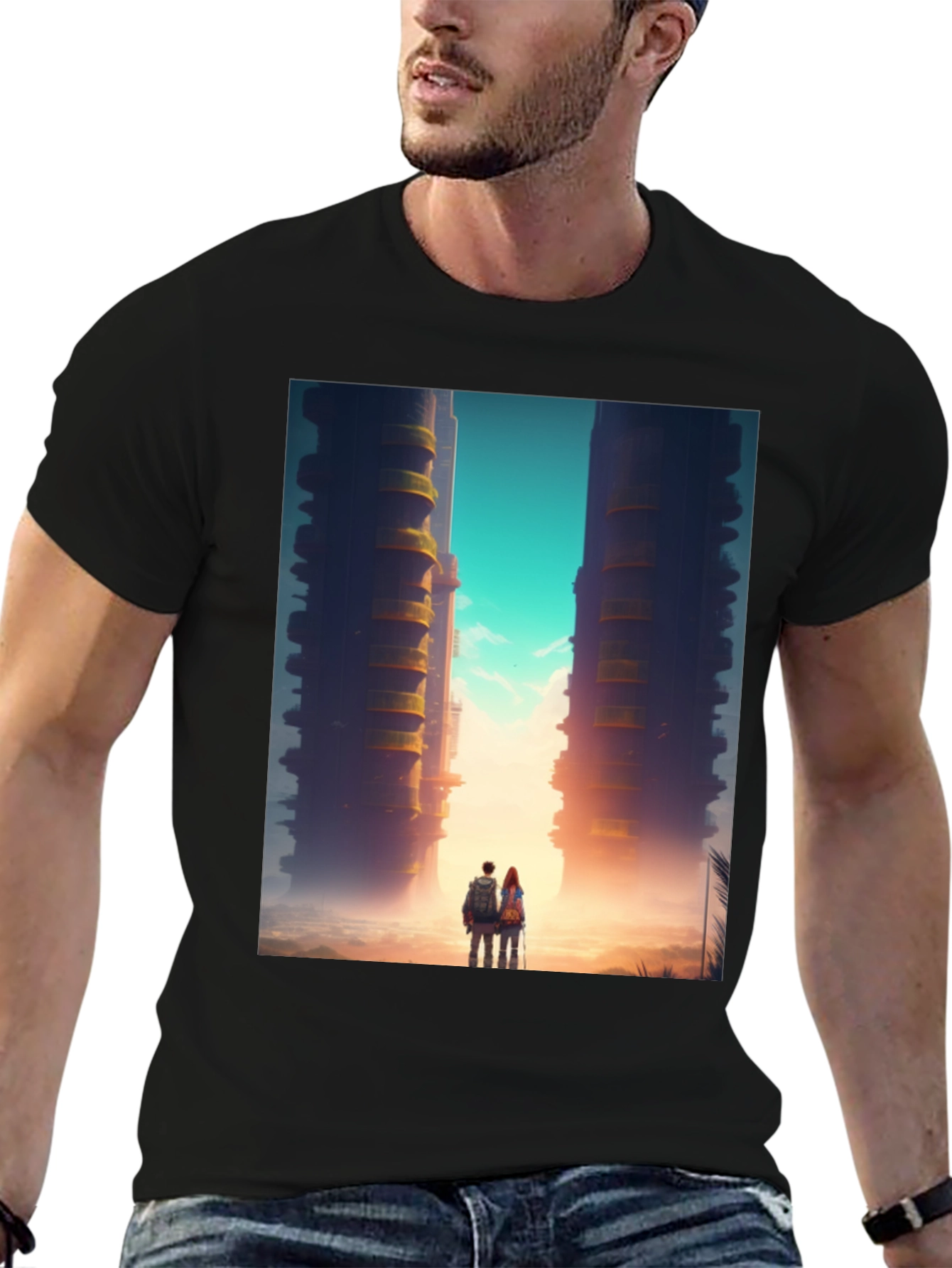 Architectural Art Black T-Shirt