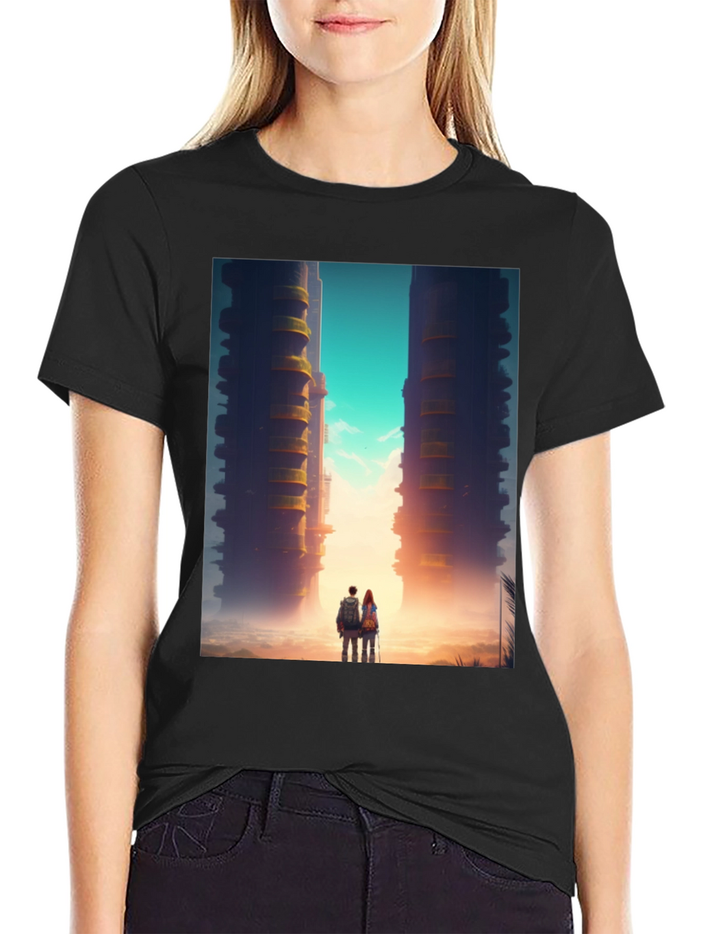 Architectural Art Black T-Shirt