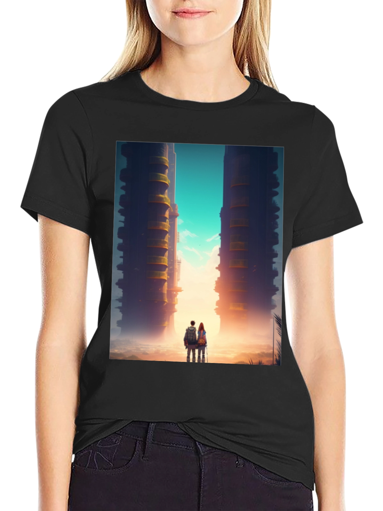 Architectural Art Black T-Shirt