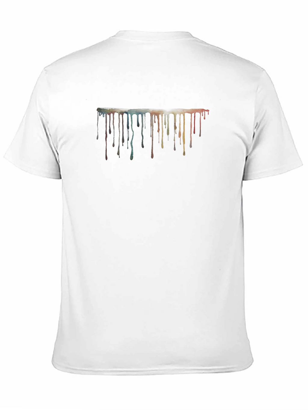 Abstract Paint Drip Graphic T-Shirt