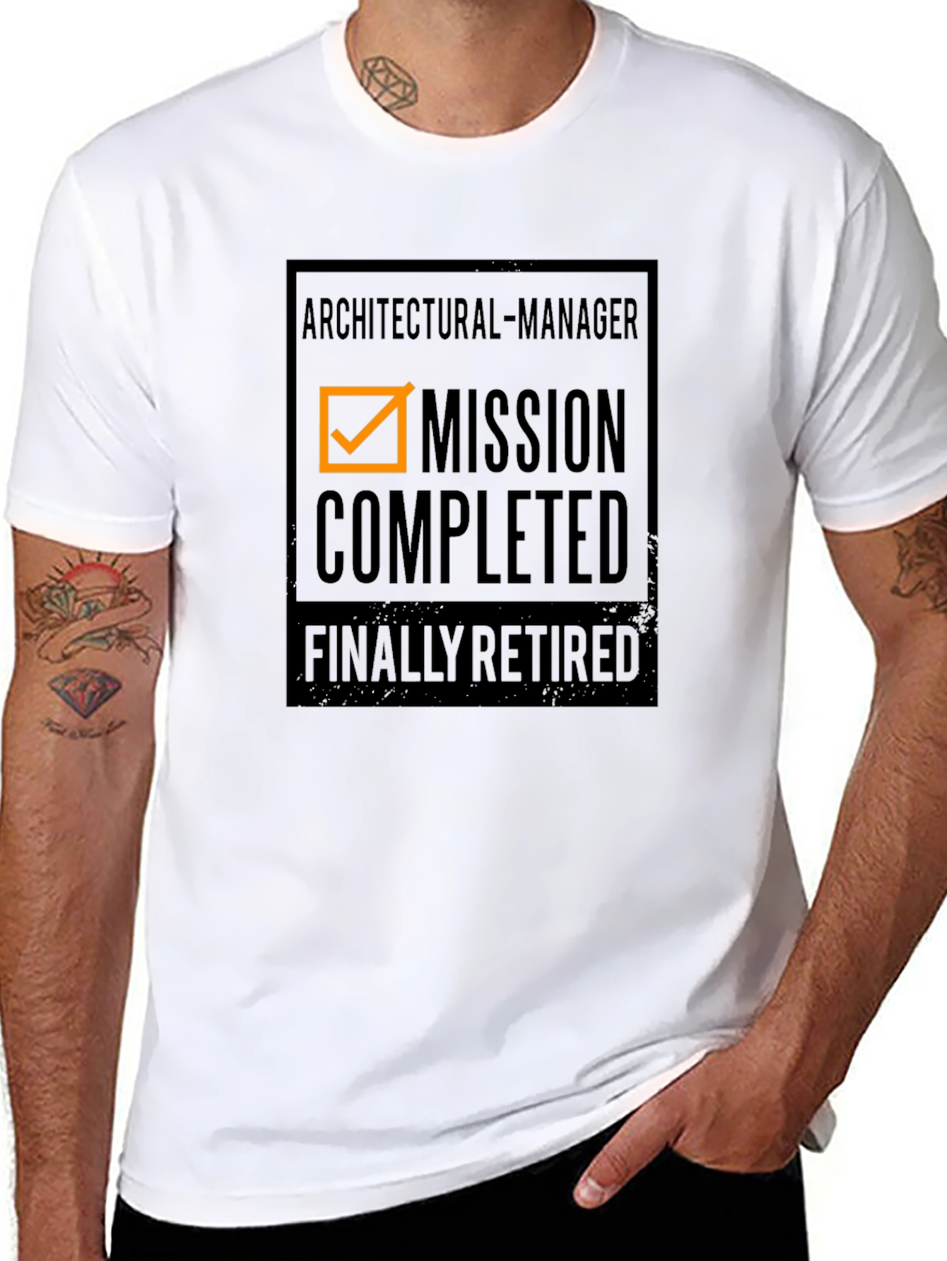 Architectural Manager Mission Completed Retired T-Shirt