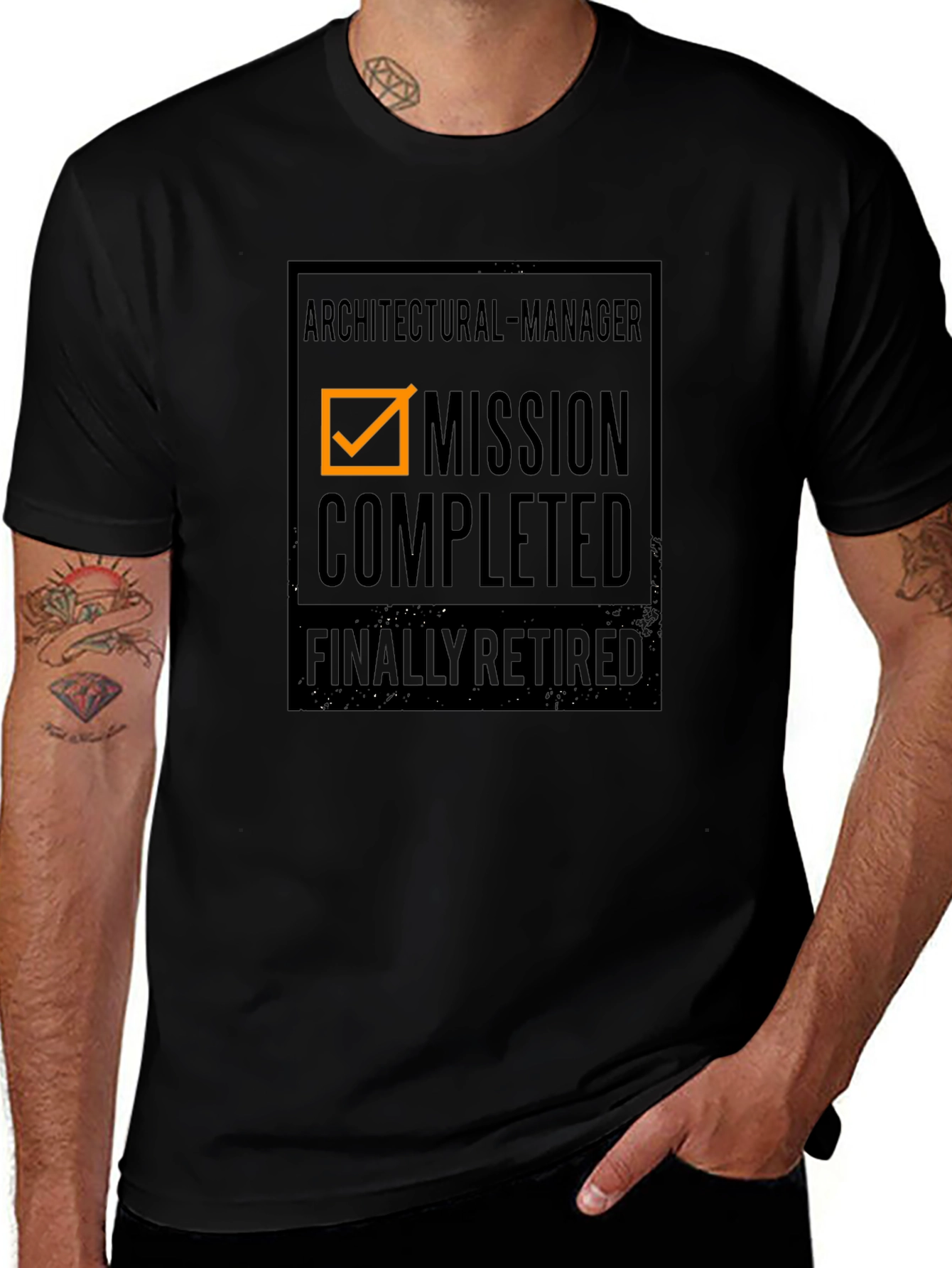 Architectural Manager Mission Completed Retired T-Shirt