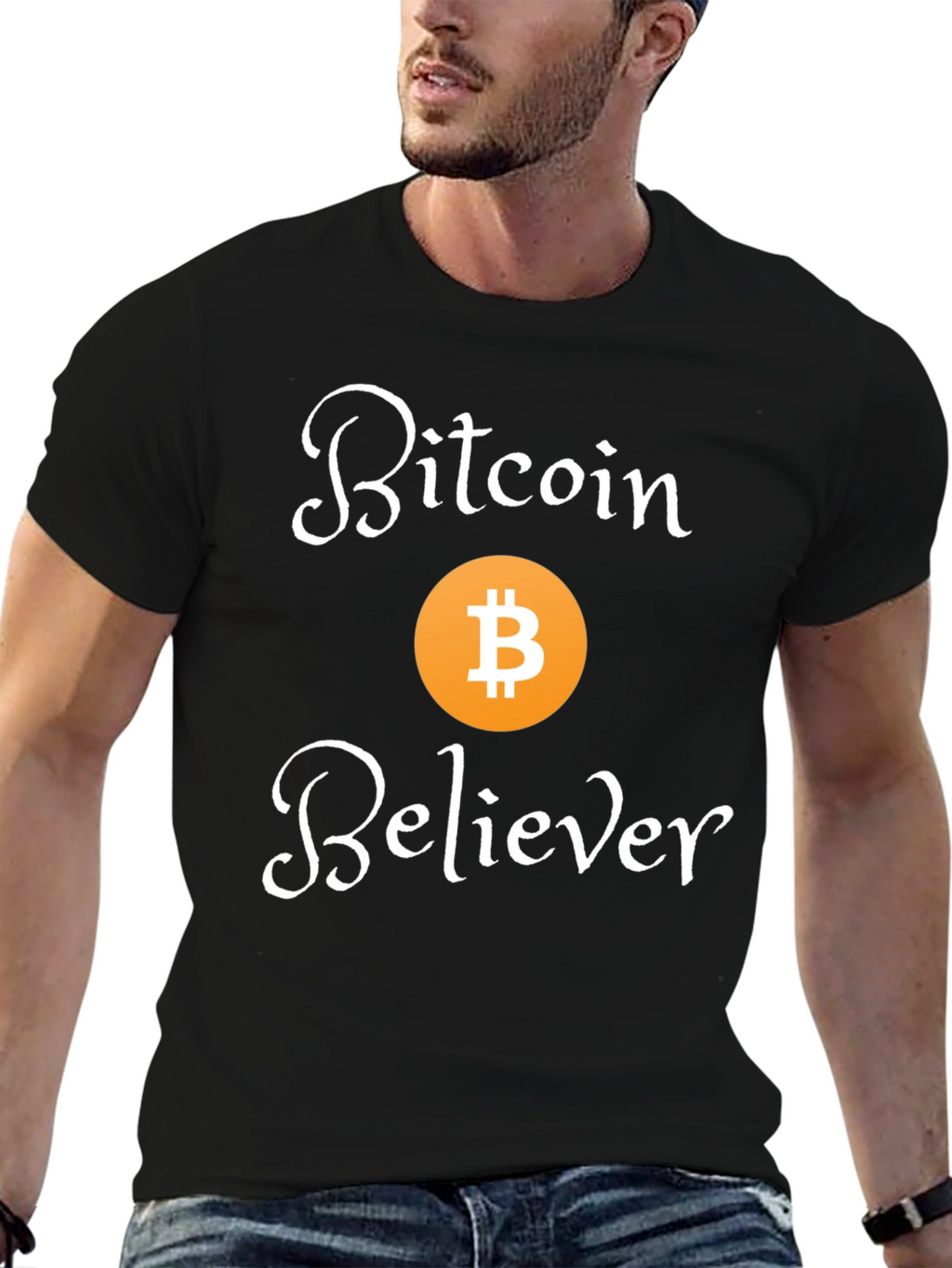 Bitcoin Believer Black T-Shirt