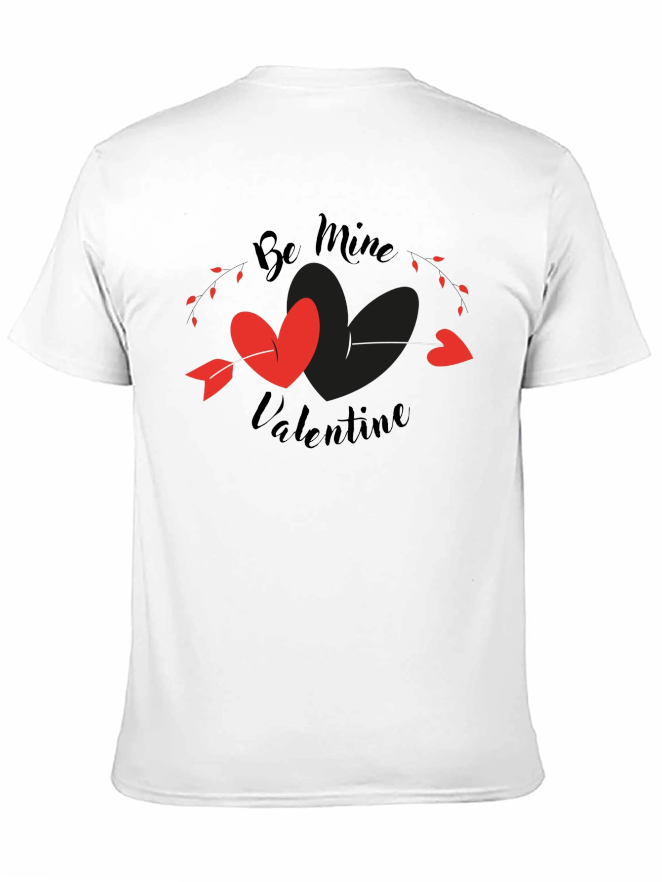 Be Mine Valentine T-Shirt - Heart Arrow Design