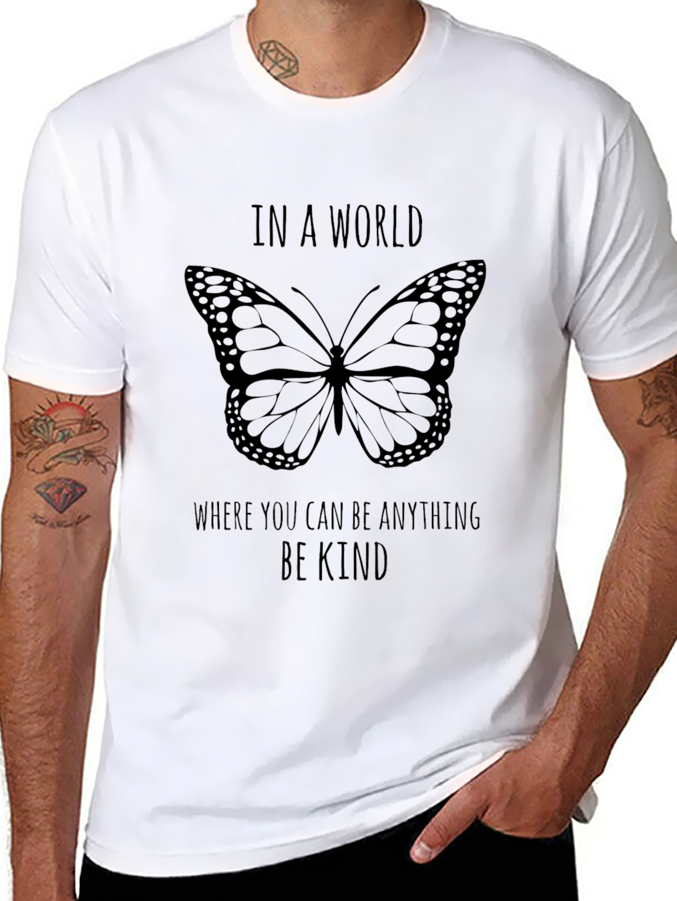 Be Kind Butterfly Graphic Tee