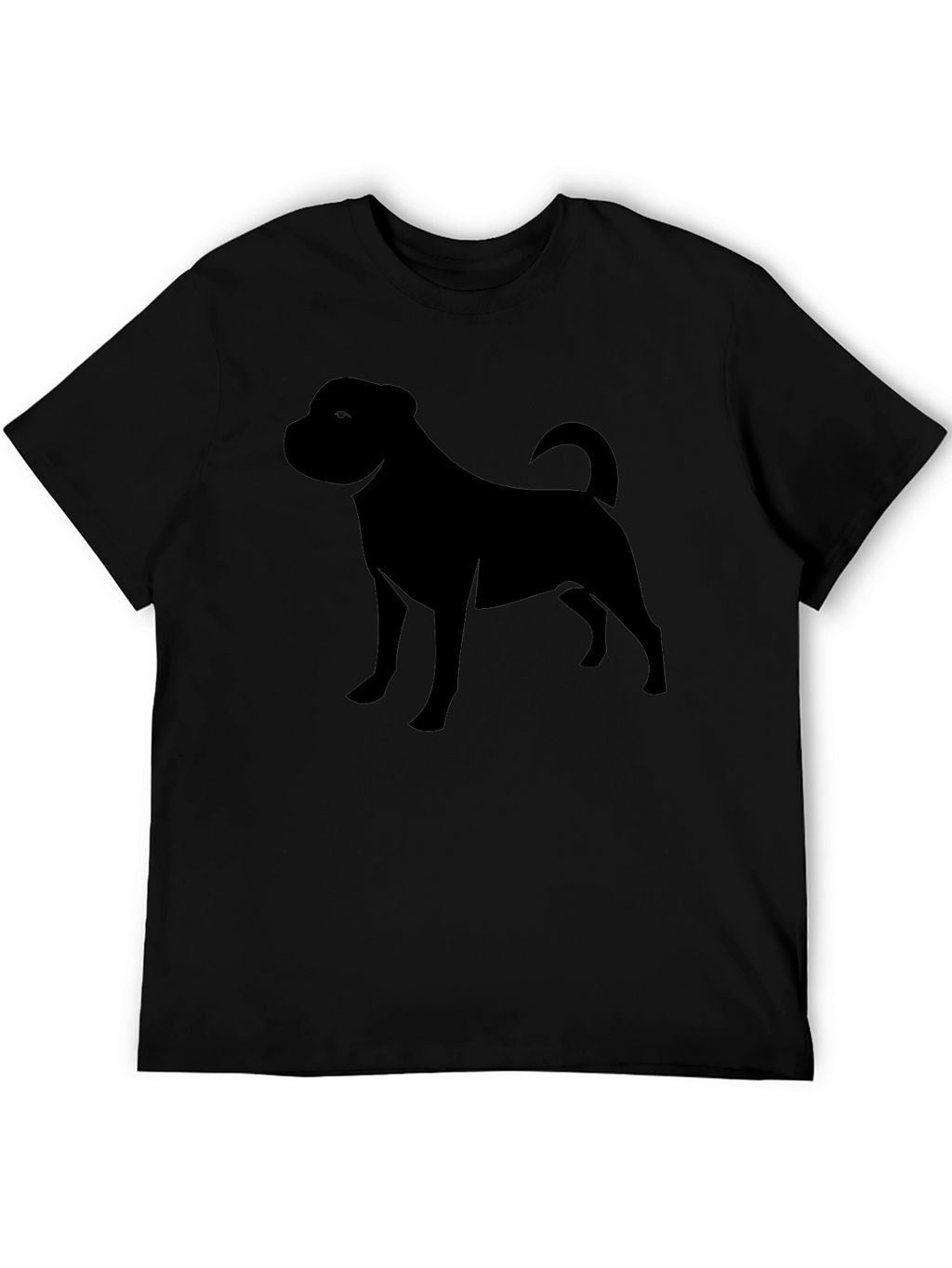 Black Dog Silhouette Graphic Tee