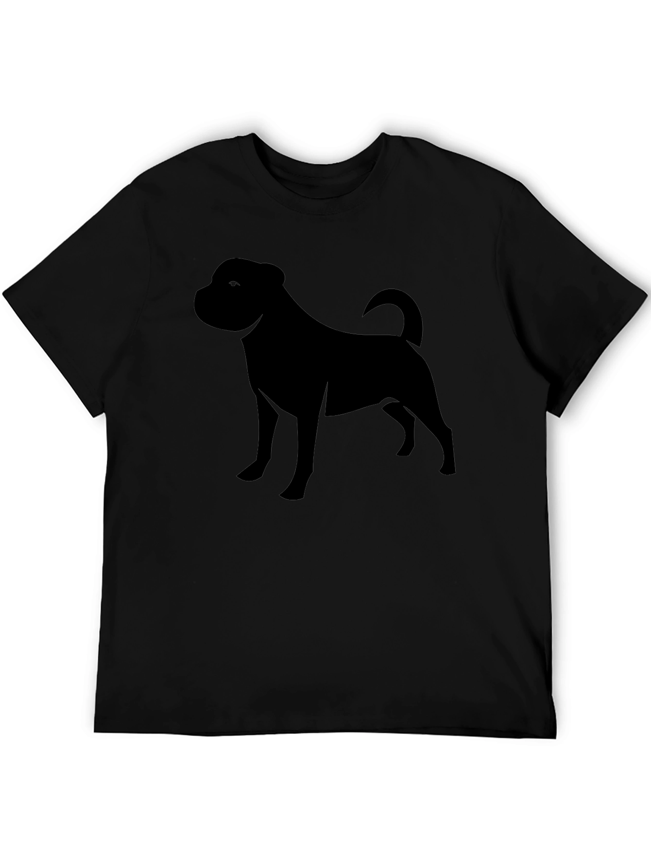 Black Dog Silhouette Graphic Tee