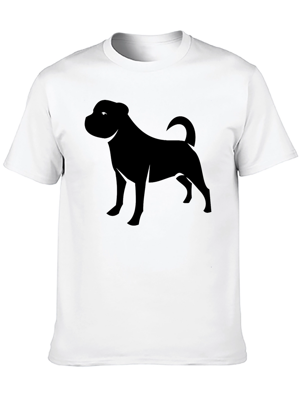 Black Dog Silhouette Graphic Tee