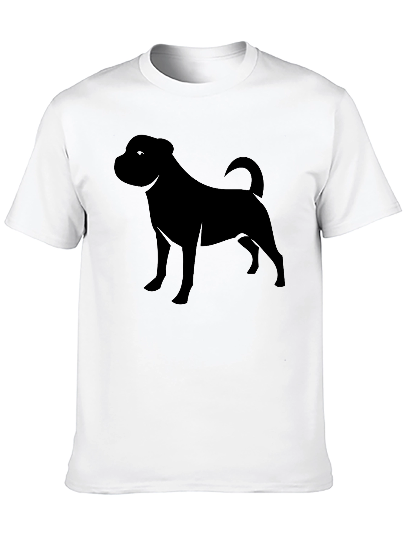 Black Dog Silhouette Graphic Tee