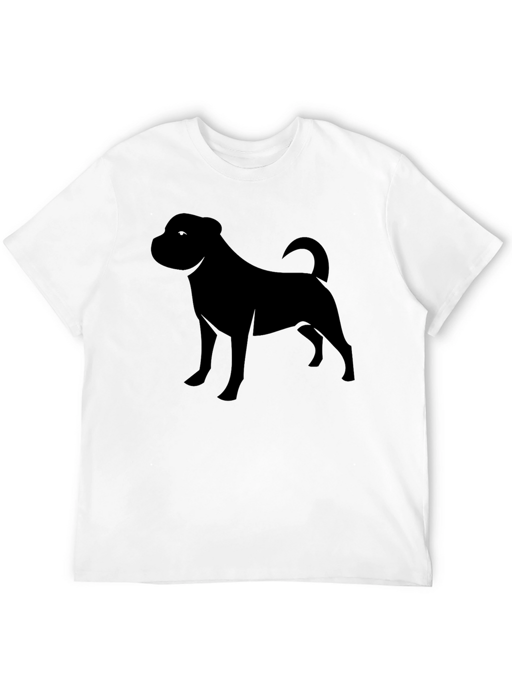 Black Dog Silhouette Graphic Tee