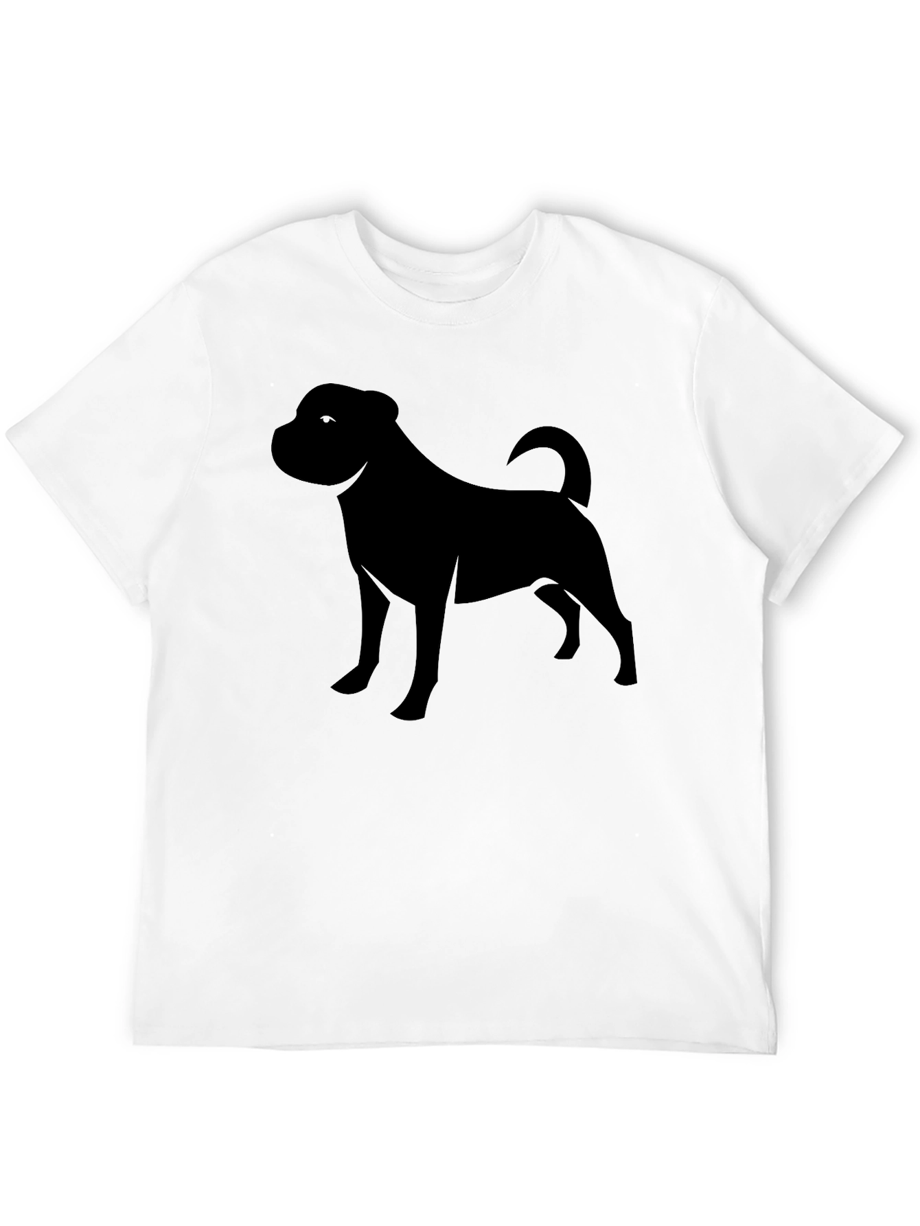 Black Dog Silhouette Graphic Tee