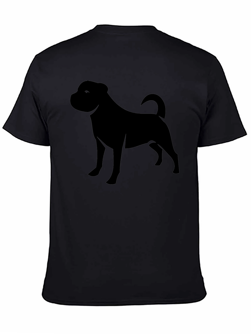 Black Dog Silhouette Graphic Tee