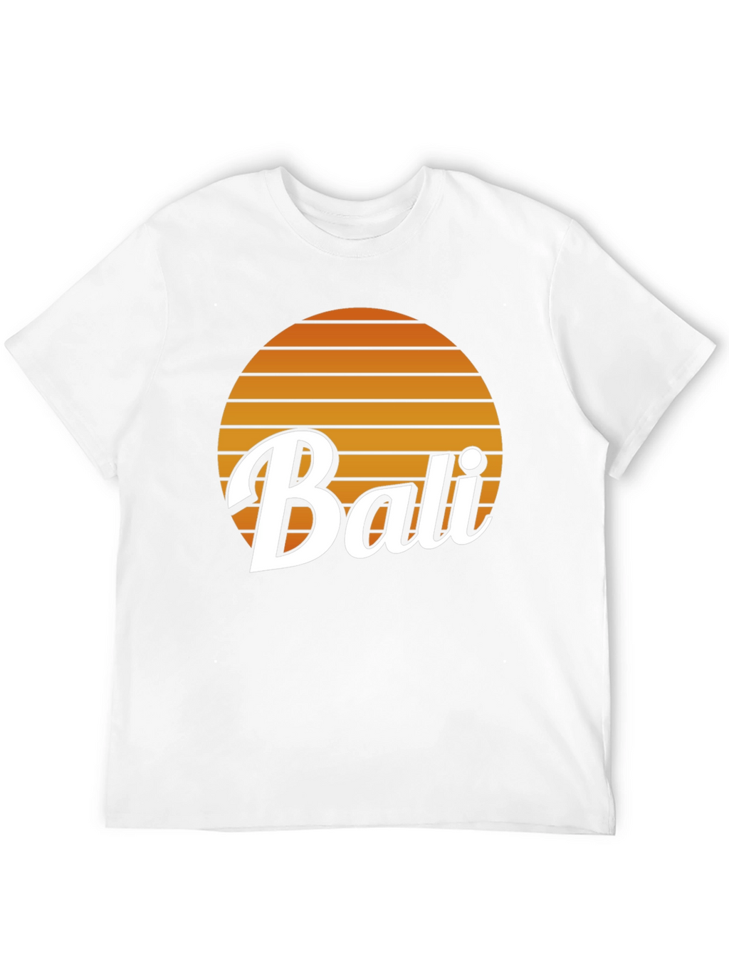 Bali Retro Sunset Graphic Tee