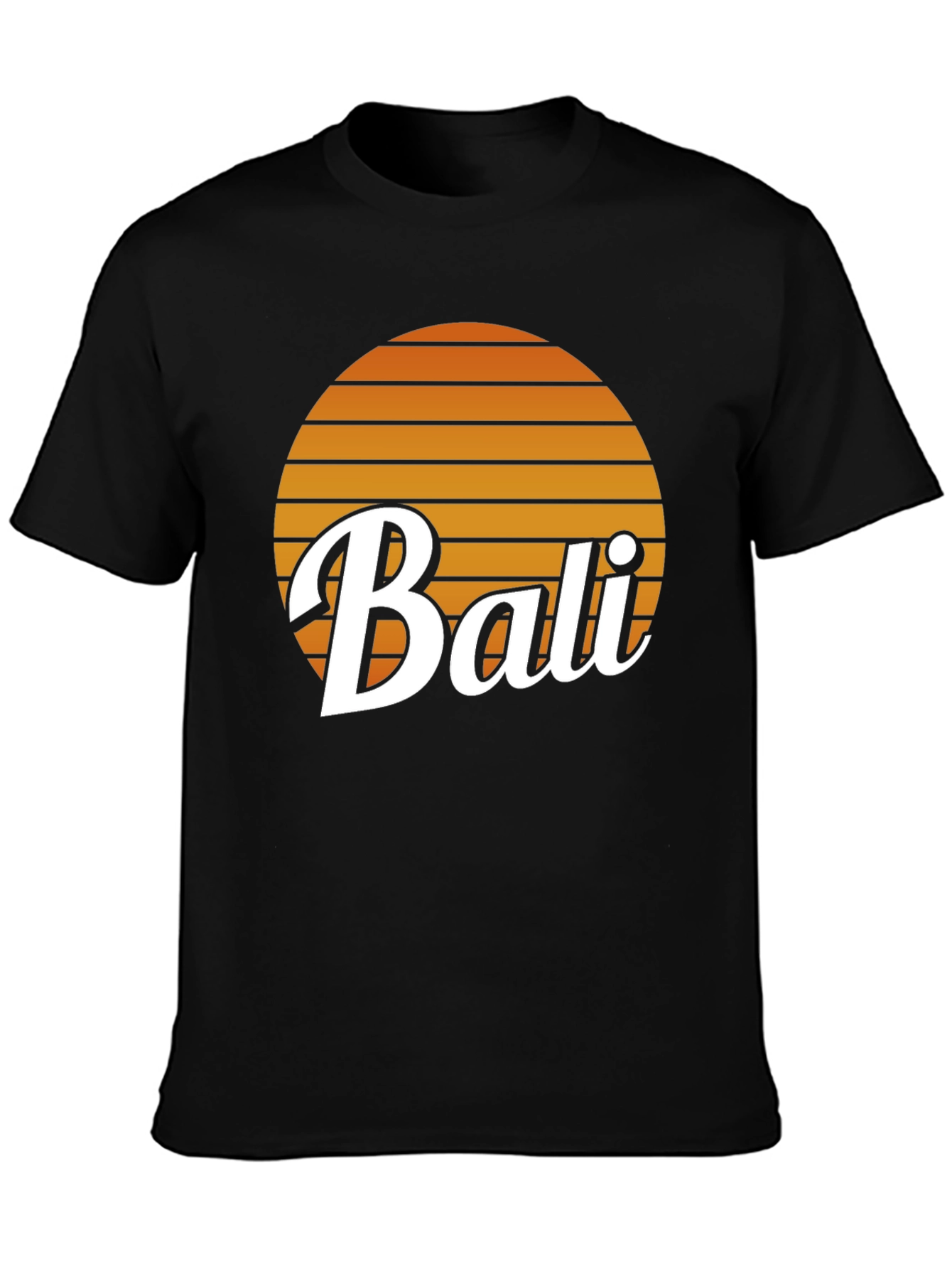 Bali Retro Sunset Graphic Tee