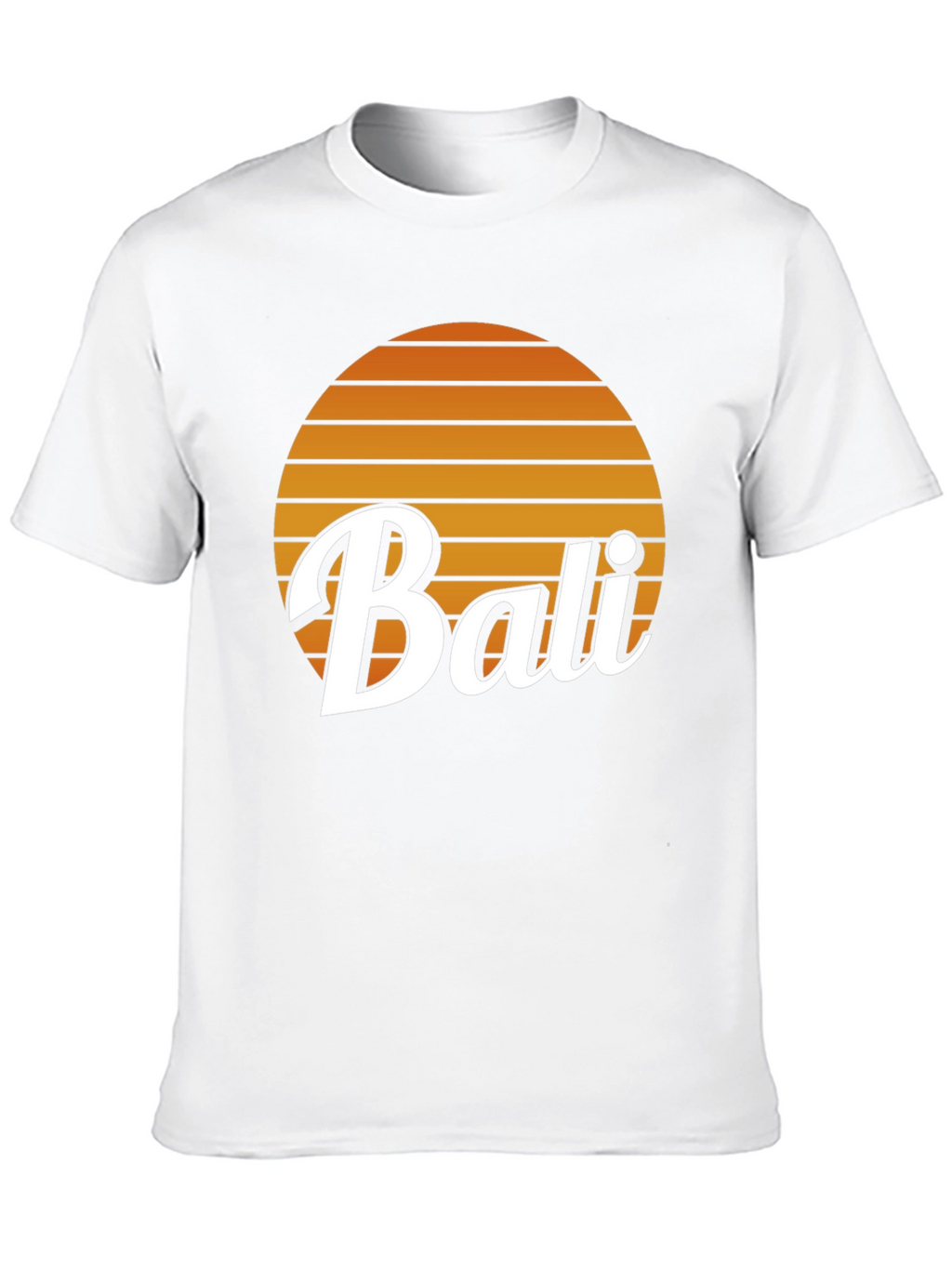 Bali Retro Sunset Graphic Tee