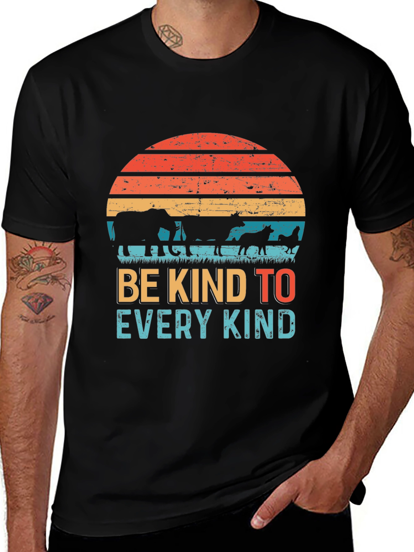 Be Kind To Every Kind T-Shirt - Animal Rights Tee