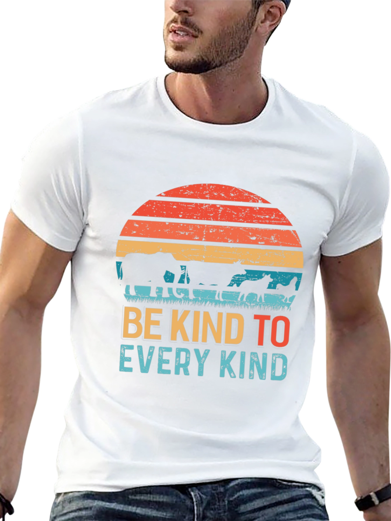 Be Kind To Every Kind T-Shirt - Animal Rights Tee