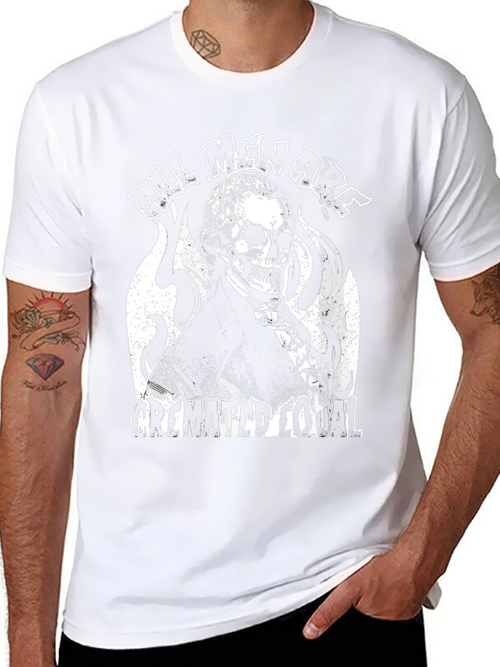 All Men Are Cremated Equal Graphic Tee