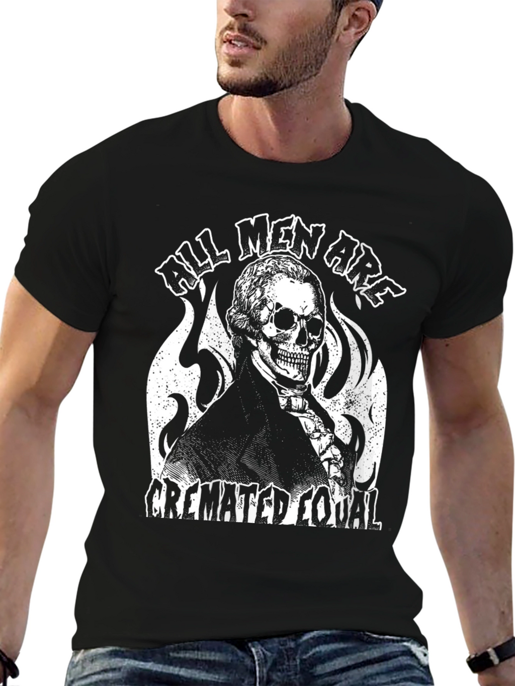 All Men Are Cremated Equal Graphic Tee