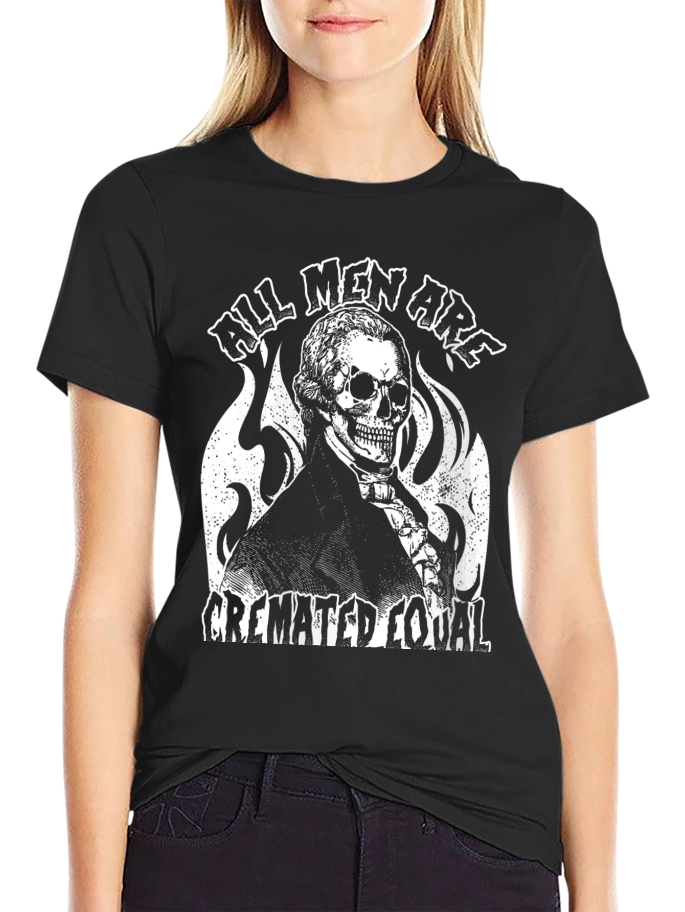 All Men Are Cremated Equal Graphic Tee