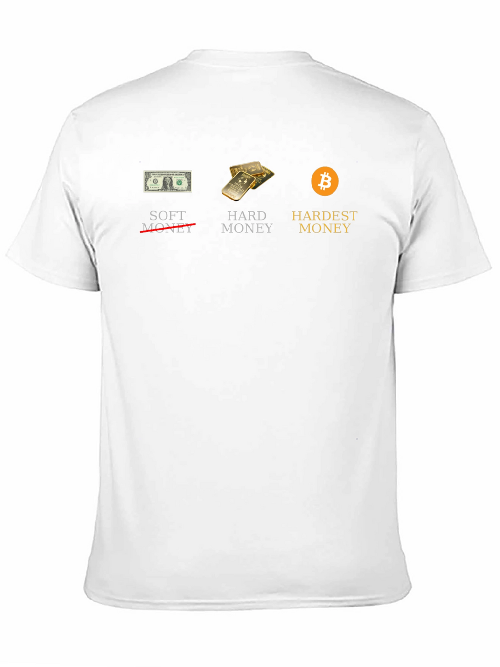 Bitcoin Hardest Money Graphic Tee