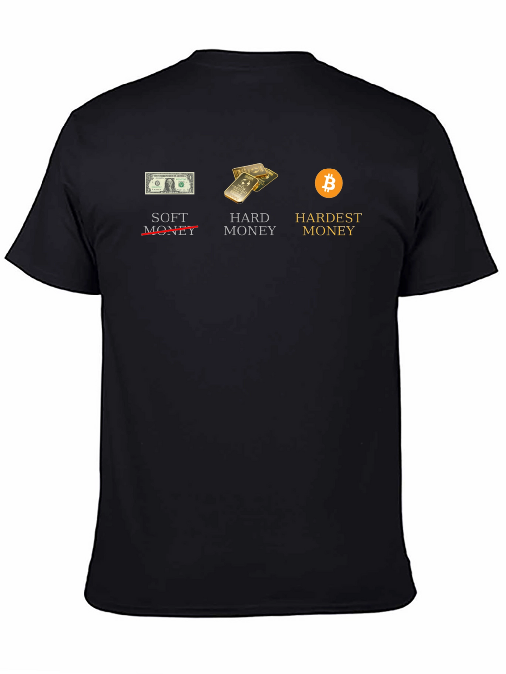 Bitcoin Hardest Money Graphic Tee