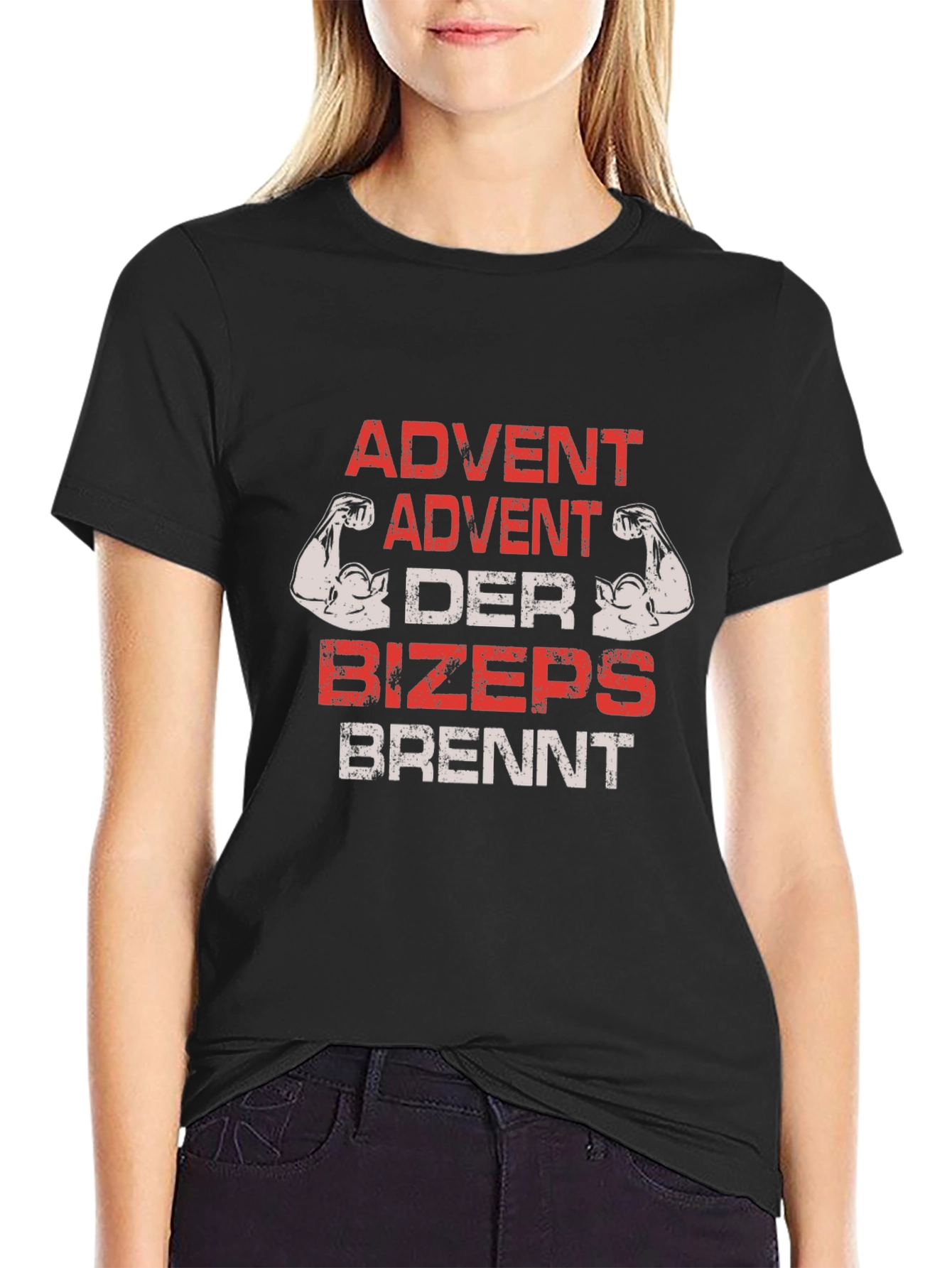 Advent Biceps Brennt Black T-Shirt